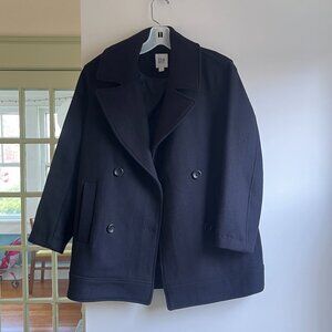 Gap Navy Blue Pea Coat- Sz XS